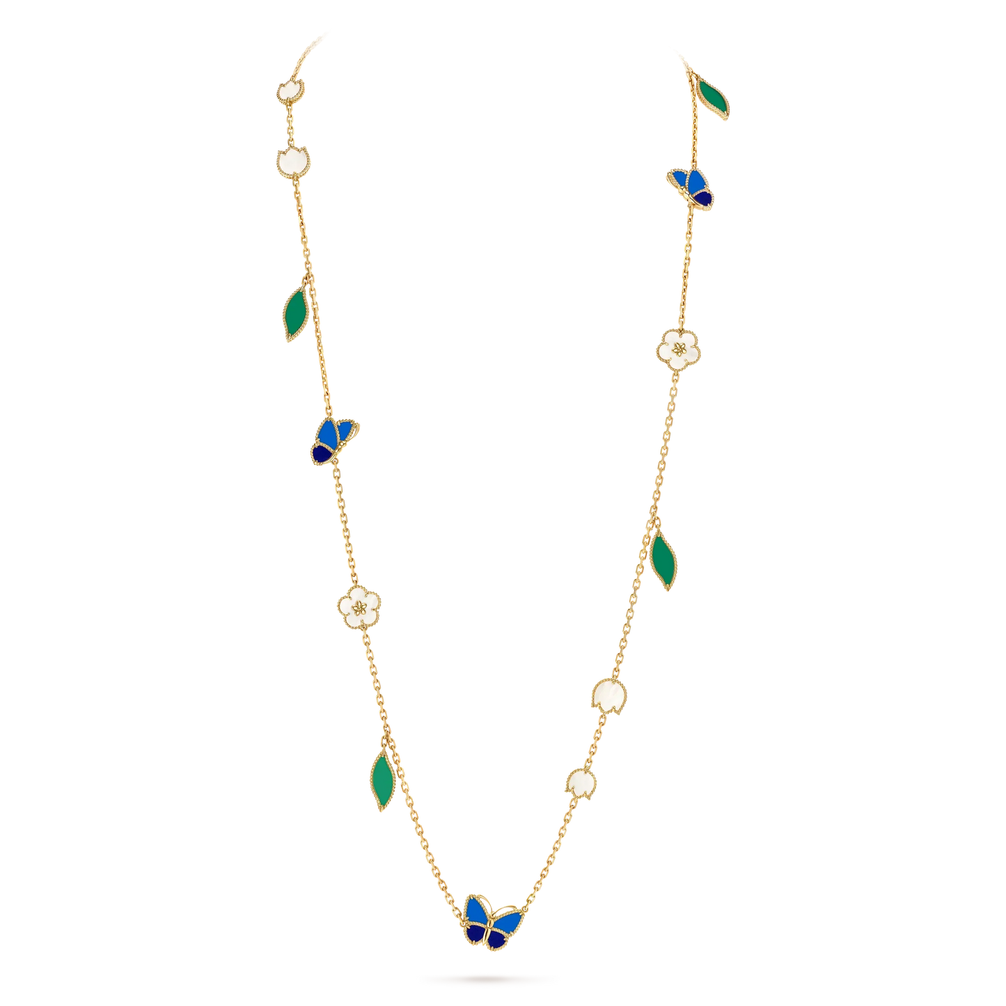 [LUXE] 26 NEW CLOVER 15 MOTIFS LUCKY NECKLACE