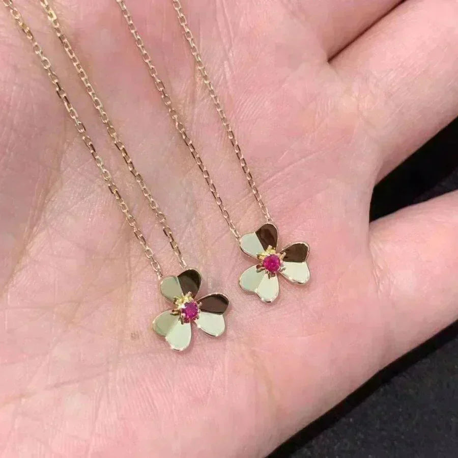 [LUXE]FRIVOLE GOLD FLOWER NECKLACE