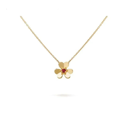[LUXE]FRIVOLE GOLD FLOWER NECKLACE