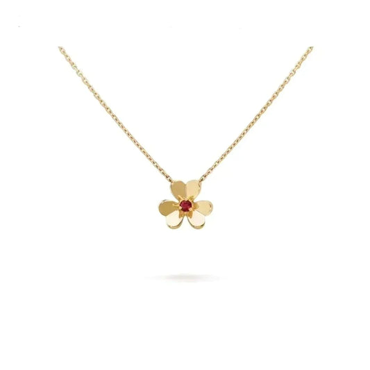 [LUXE]FRIVOLE GOLD FLOWER NECKLACE