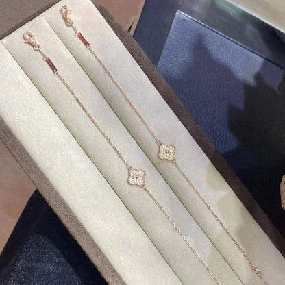 [LUXE]CLOVER SINGLE FLOWER BRACELET