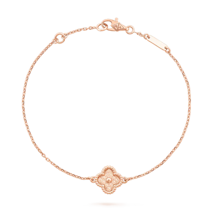 [LUXE]CLOVER SINGLE FLOWER BRACELET