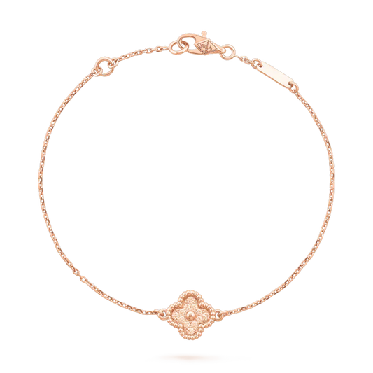 [LUXE]CLOVER SINGLE FLOWER BRACELET