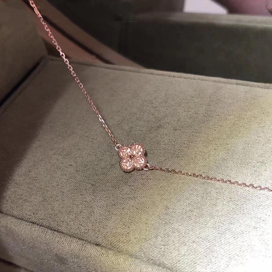[LUXE]CLOVER SINGLE FLOWER BRACELET