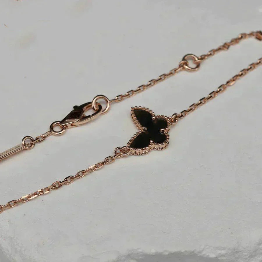 [LUXE]BUTTERFLY ONYX  BUTTERFLY BRACELET