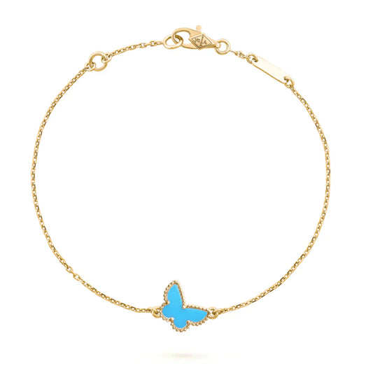 [LUXE]BUTTERFLY TURQUOISE BUTTERFLY BRACELET