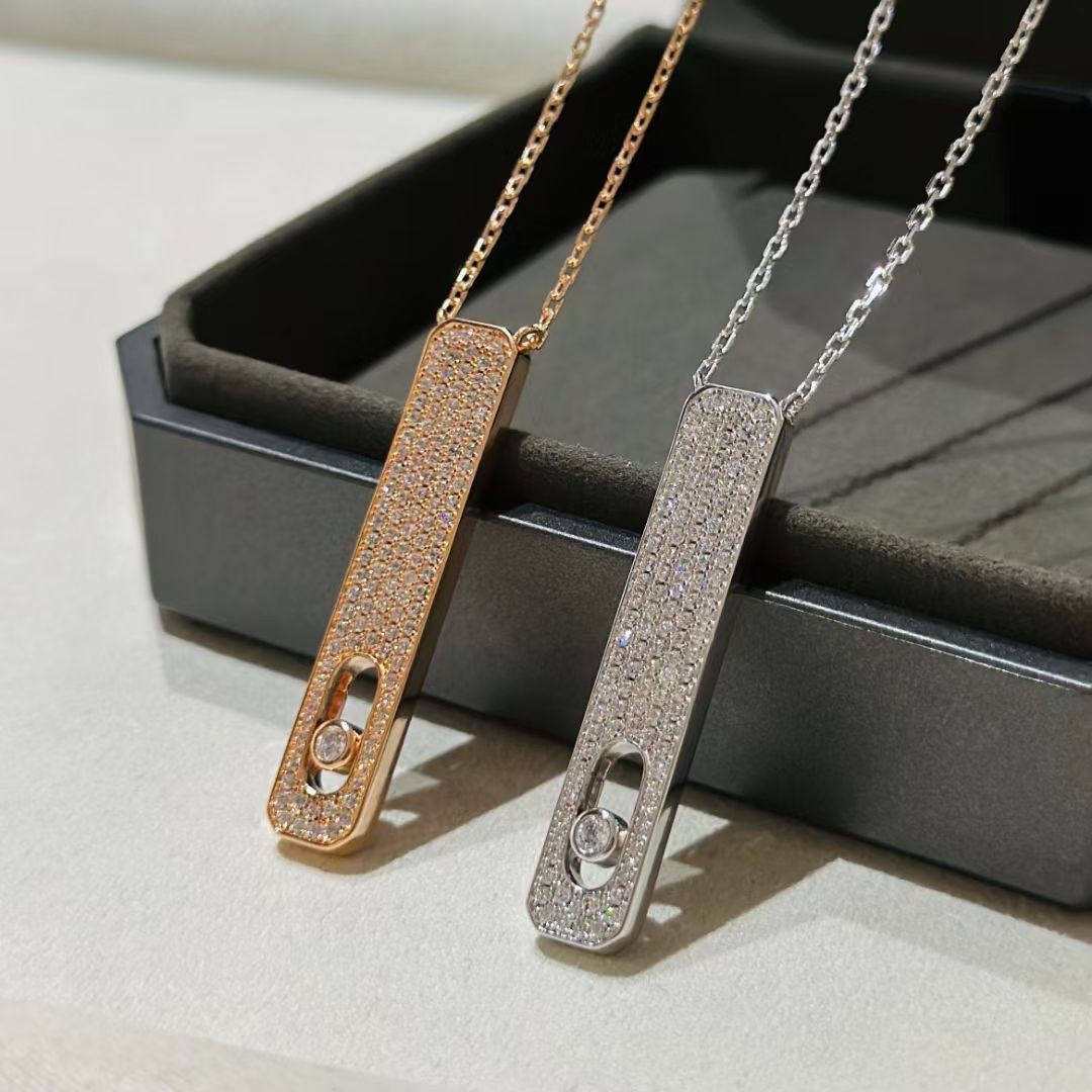 [LUXE]MY FIRST DIAMOND PAVED NECKLACE