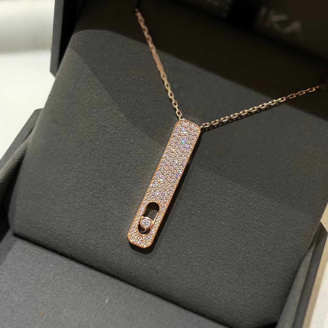 [LUXE]MY FIRST DIAMOND PAVED NECKLACE