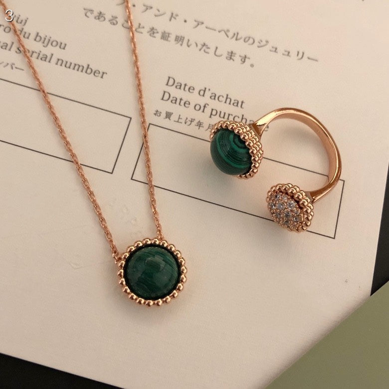 [LUXE]PERLEE COULEURS DIAMOND ROSE GOLD BETWEEN THE FINGER RING