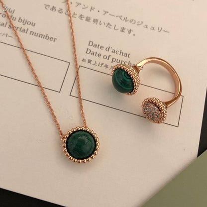 [LUXE]PERLEE COULEURS DIAMOND ROSE GOLD BETWEEN THE FINGER RING