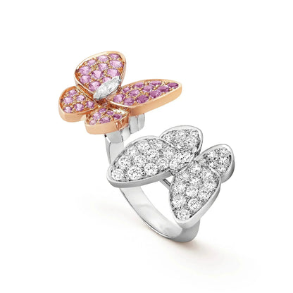 [LUXE]TWIN BUTTERFLY DIAMOND RING